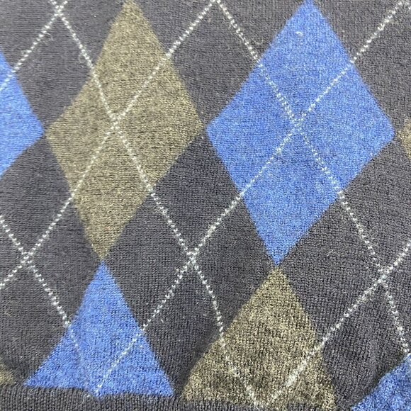 Brooks Brothers 100% Merino Wool Sweater Vest Fits Mens M Tag 2XL SHRUNK READ - Picture 5 of 7